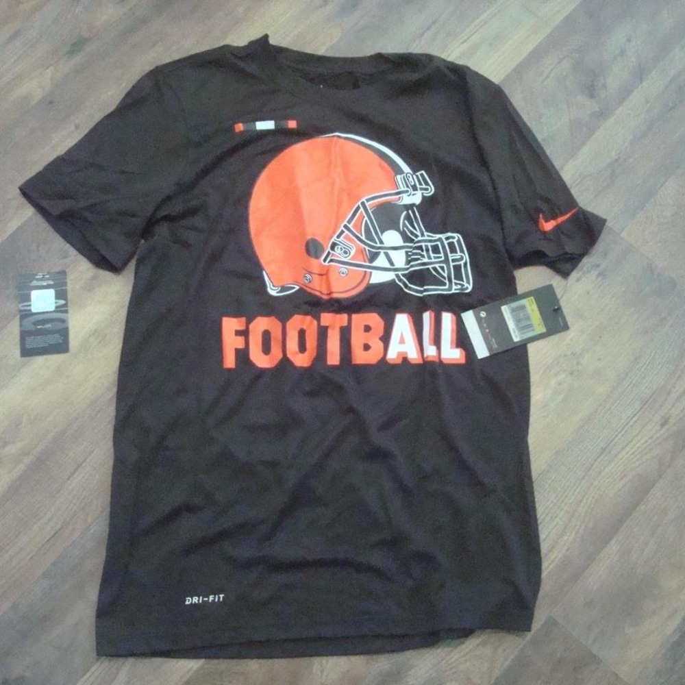CLEVELAND BROWNS NIKE SMALL VINTAGE SHIRT 00S Y2K G6